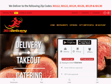 Tablet Screenshot of 303delivery.com